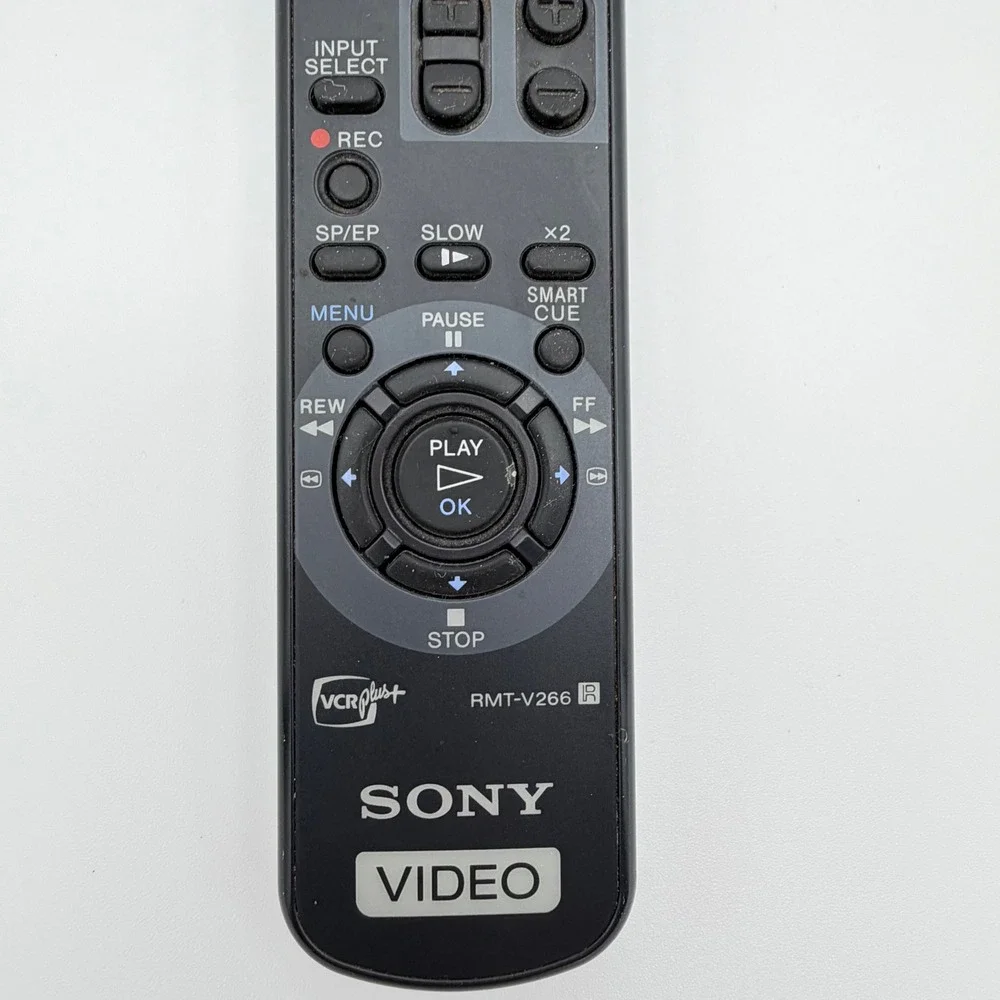 Sony RMT-V266 OEM VCR Plus+ Remote Control For Sony VCR TV Video Tested